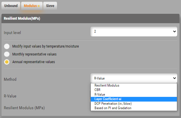 Subgrade Modulus